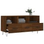 Mueble de TV madera de ingeniería marrón roble 102x36x50 cm de vidaXL, Muebles TV - Ref: Foro24-829035, Precio: 76,92 €, Desc...