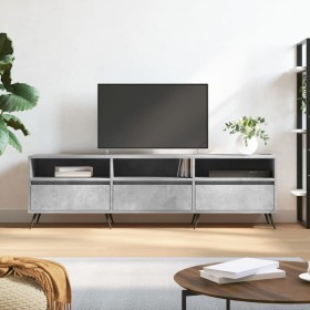 Concrete gray plywood TV cabinet 150x30x44.5 cm by vidaXL, TV Furniture - Ref: Foro24-831256, Price: 102,99 €, Discount: %