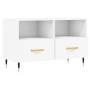 TV stand made of white plywood 80x36x50 cm by vidaXL, TV Furniture - Ref: Foro24-828948, Price: 62,99 €, Discount: %