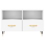 TV stand made of white plywood 80x36x50 cm by vidaXL, TV Furniture - Ref: Foro24-828948, Price: 62,99 €, Discount: %