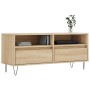 Sonoma oak plywood TV cabinet 100x34.5x44.5 cm by vidaXL, TV Furniture - Ref: Foro24-831239, Price: 69,45 €, Discount: %