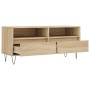 Sonoma oak plywood TV cabinet 100x34.5x44.5 cm by vidaXL, TV Furniture - Ref: Foro24-831239, Price: 69,45 €, Discount: %