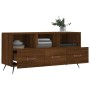 Mueble de TV madera de ingeniería marrón roble 102x36x50 cm de vidaXL, Muebles TV - Ref: Foro24-829011, Precio: 57,39 €, Desc...