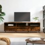 Smoked oak plywood TV cabinet 150x30x44.5 cm by vidaXL, TV Furniture - Ref: Foro24-831257, Price: 81,98 €, Discount: %