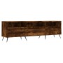 Smoked oak plywood TV cabinet 150x30x44.5 cm by vidaXL, TV Furniture - Ref: Foro24-831257, Price: 81,98 €, Discount: %