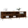 Smoked oak plywood TV cabinet 150x30x44.5 cm by vidaXL, TV Furniture - Ref: Foro24-831257, Price: 81,98 €, Discount: %