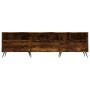 Smoked oak plywood TV cabinet 150x30x44.5 cm by vidaXL, TV Furniture - Ref: Foro24-831257, Price: 81,98 €, Discount: %