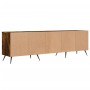 Smoked oak plywood TV cabinet 150x30x44.5 cm by vidaXL, TV Furniture - Ref: Foro24-831257, Price: 81,98 €, Discount: %