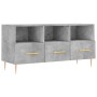 Concrete gray engineered wood TV cabinet 102x36x50 cm by vidaXL, TV Furniture - Ref: Foro24-829024, Price: 56,99 €, Discount: %