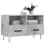 Concrete gray plywood TV cabinet 80x36x50 cm by vidaXL, TV Furniture - Ref: Foro24-828968, Price: 44,35 €, Discount: %