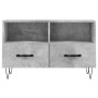 Concrete gray plywood TV cabinet 80x36x50 cm by vidaXL, TV Furniture - Ref: Foro24-828968, Price: 44,35 €, Discount: %