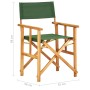 Silla de director madera maciza de acacia verde de vidaXL, Sillas de jardín - Ref: Foro24-45953, Precio: 64,69 €, Descuento: %