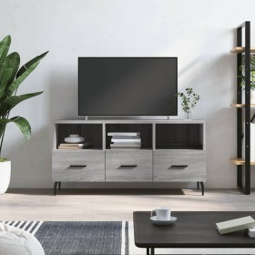 Sonoma grauer TV-Schrank aus Holzwerkstoff, 102 x 36 x 50 cm von vidaXL, TV-Möbel - Ref: Foro24-829058, Preis: 60,14 €, Rabat...