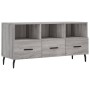 Sonoma gray engineered wood TV cabinet 102x36x50 cm by vidaXL, TV Furniture - Ref: Foro24-829058, Price: 60,14 €, Discount: %