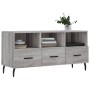 Sonoma gray engineered wood TV cabinet 102x36x50 cm by vidaXL, TV Furniture - Ref: Foro24-829058, Price: 60,14 €, Discount: %