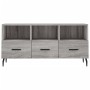 Sonoma gray engineered wood TV cabinet 102x36x50 cm by vidaXL, TV Furniture - Ref: Foro24-829058, Price: 60,14 €, Discount: %