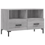 Sonoma grauer TV-Schrank aus Holzwerkstoff, 80 x 36 x 50 cm von vidaXL, TV-Möbel - Ref: Foro24-828978, Preis: 66,77 €, Rabatt: %