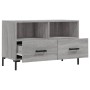 Sonoma grauer TV-Schrank aus Holzwerkstoff, 80 x 36 x 50 cm von vidaXL, TV-Möbel - Ref: Foro24-828978, Preis: 66,77 €, Rabatt: %