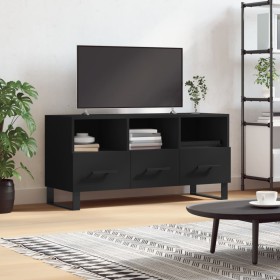 Engineered wood TV stand in black, 102x36x50 cm by vidaXL, TV Furniture - Ref: Foro24-829061, Price: 81,99 €, Discount: %