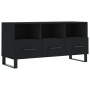 Engineered wood TV stand in black, 102x36x50 cm by vidaXL, TV Furniture - Ref: Foro24-829061, Price: 82,61 €, Discount: %