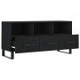 Engineered wood TV stand in black, 102x36x50 cm by vidaXL, TV Furniture - Ref: Foro24-829061, Price: 82,61 €, Discount: %