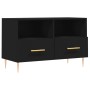 Mueble para TV madera contrachapada negro 80x36x50 cm de vidaXL, Muebles TV - Ref: Foro24-828957, Precio: 61,41 €, Descuento: %