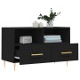 Mueble para TV madera contrachapada negro 80x36x50 cm de vidaXL, Muebles TV - Ref: Foro24-828957, Precio: 61,41 €, Descuento: %