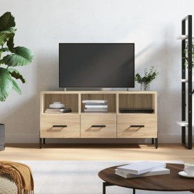 Mueble de TV madera de ingeniería roble Sonoma 102x36x50 cm de vidaXL, Muebles TV - Ref: Foro24-829047, Precio: 82,38 €, Desc...