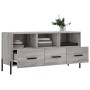 Sonoma gray engineered wood TV cabinet 102x36x50 cm by vidaXL, TV Furniture - Ref: Foro24-829050, Price: 62,91 €, Discount: %