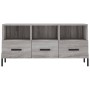 Sonoma gray engineered wood TV cabinet 102x36x50 cm by vidaXL, TV Furniture - Ref: Foro24-829050, Price: 62,91 €, Discount: %