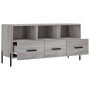 Sonoma gray engineered wood TV cabinet 102x36x50 cm by vidaXL, TV Furniture - Ref: Foro24-829050, Price: 62,91 €, Discount: %