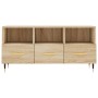 TV cabinet engineered wood Sonoma oak 102x36x50 cm by vidaXL, TV Furniture - Ref: Foro24-829015, Price: 61,32 €, Discount: %