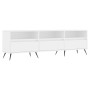 TV stand made of white plywood 150x30x44.5 cm by vidaXL, TV Furniture - Ref: Foro24-831252, Price: 71,99 €, Discount: %