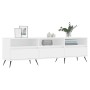 TV stand made of white plywood 150x30x44.5 cm by vidaXL, TV Furniture - Ref: Foro24-831252, Price: 71,99 €, Discount: %