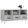 Mueble de TV madera de ingeniería gris hormigón 102x36x50 cm de vidaXL, Muebles TV - Ref: Foro24-829032, Precio: 74,89 €, Des...