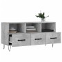 Concrete gray engineered wood TV cabinet 102x36x50 cm by vidaXL, TV Furniture - Ref: Foro24-829032, Price: 74,89 €, Discount: %