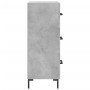 Aparador de madera contrachapada gris hormigón 34,5x34x90 cm de vidaXL, Aparadores - Ref: Foro24-828608, Precio: 70,68 €, Des...