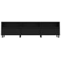 TV stand made of black plywood wood, 150x30x44.5 cm by vidaXL, TV Furniture - Ref: Foro24-831301, Price: 112,02 €, Discount: %