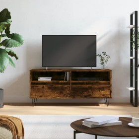 Mueble de TV madera contrachapada roble ahumado 100x34,5x44,5cm de vidaXL, Muebles TV - Ref: Foro24-831241, Precio: 69,99 €, ...