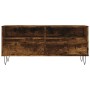 Smoked oak plywood TV cabinet 100x34.5x44.5cm by vidaXL, TV Furniture - Ref: Foro24-831241, Price: 69,14 €, Discount: %