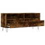 Smoked oak plywood TV cabinet 100x34.5x44.5cm by vidaXL, TV Furniture - Ref: Foro24-831241, Price: 69,14 €, Discount: %