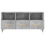 Engineered wood TV stand in concrete gray, 102x36x50 cm by vidaXL, TV Furniture - Ref: Foro24-829016, Price: 61,32 €, Discoun...