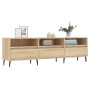 Sonoma oak plywood TV cabinet 150x30x44.5 cm by vidaXL, TV Furniture - Ref: Foro24-831295, Price: 98,66 €, Discount: %