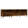 Mueble de TV madera contrachapada roble ahumado 150x30x44,5 cm de vidaXL, Muebles TV - Ref: Foro24-831297, Precio: 98,66 €, D...