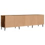 Mueble de TV madera contrachapada roble ahumado 150x30x44,5 cm de vidaXL, Muebles TV - Ref: Foro24-831297, Precio: 98,66 €, D...