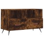 Smoked oak plywood TV cabinet 80x36x50 cm by vidaXL, TV Furniture - Ref: Foro24-828945, Price: 44,59 €, Discount: %