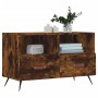 Smoked oak plywood TV cabinet 80x36x50 cm by vidaXL, TV Furniture - Ref: Foro24-828945, Price: 44,59 €, Discount: %