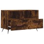 Smoked oak plywood TV cabinet 80x36x50 cm by vidaXL, TV Furniture - Ref: Foro24-828945, Price: 44,59 €, Discount: %