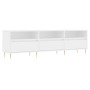 White plywood TV cabinet 150x30x44.5 cm by vidaXL, TV Furniture - Ref: Foro24-831268, Price: 94,31 €, Discount: %