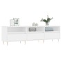 White plywood TV cabinet 150x30x44.5 cm by vidaXL, TV Furniture - Ref: Foro24-831268, Price: 94,31 €, Discount: %